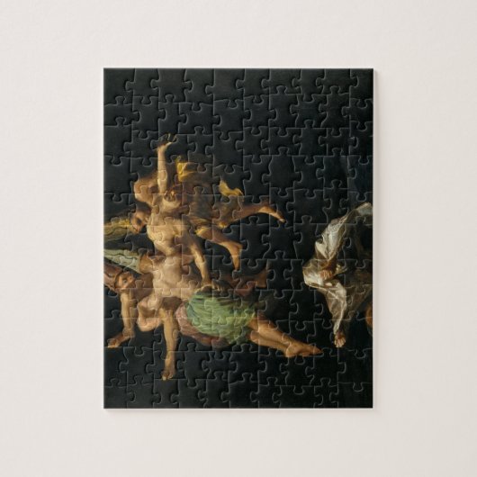 Francisco de Goya Flight of heksen 1798 Legpuzzel (Verticaal)