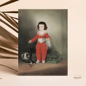 Francisco de Goya Red Boy Manuel Osorio de Zuniga Briefkaart