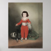 Francisco de Goya Red Boy Manuel Osorio de Zuniga Poster (Voorkant)