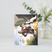 Francisco de Goya The Parasol Espa?ol: 1776-1778 T Briefkaart (Staand voorkant)