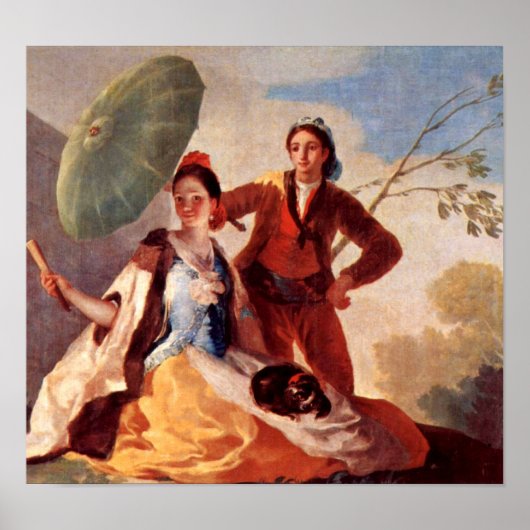 Francisco de Goya - The Parasol Poster (Voorkant)