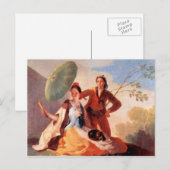 Francisco de Goya - The Umbrellas Briefkaart (Voorkant / Achterkant)