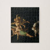 Francisco de Goya Vlucht van heksen 1798 Legpuzzel (Verticaal)