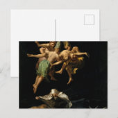 Francisco De Goya - Witches vliegen Briefkaart (Voorkant / Achterkant)