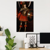 Francisco de Zurbarán - aartsengel Michael - 17e e Poster (Thuiskantoor)