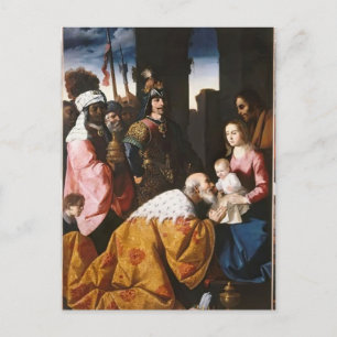 Francisco de Zurbaran- Adoration of the Magi Briefkaart