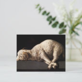 Francisco de Zurbaran- Agnus Dei Briefkaart (Staand voorkant)