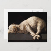 Francisco de Zurbaran- Agnus Dei Briefkaart (Voorkant / Achterkant)