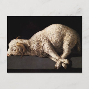 Francisco de Zurbaran- Agnus Dei Briefkaart