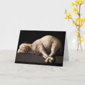 Francisco de Zurbaran - Agnus Dei Kaart (Gele Bloem)