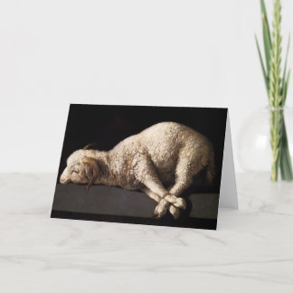 Francisco de Zurbaran - Agnus Dei Kaart