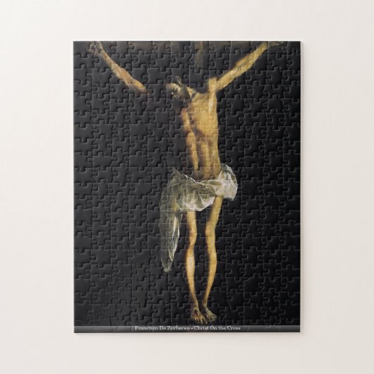 Francisco De Zurbaran - Christus op de kruispuzzel Legpuzzel (Verticaal)