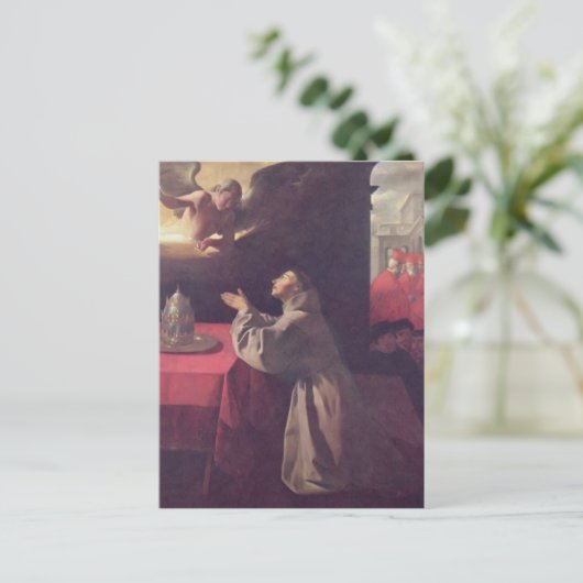 Francisco de Zurbaran- St. Bonaventure Briefkaart (Staand voorkant)