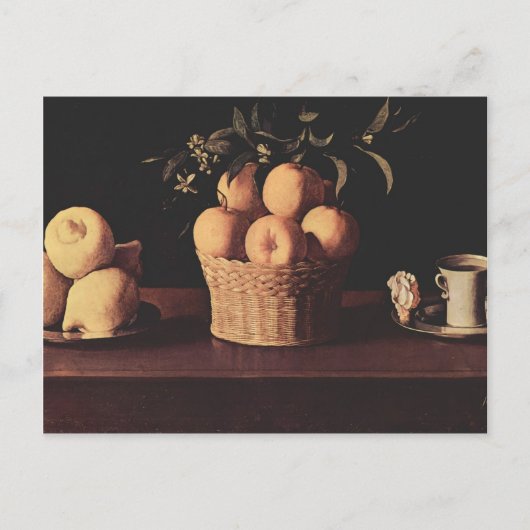 Francisco de Zurbaran- stille levens Briefkaart (Voorkant)