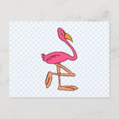 Francisco Flamingo Briefkaart (Voorkant)