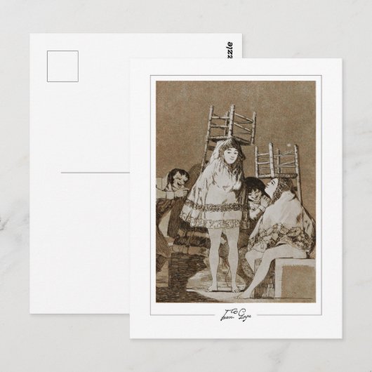 Francisco Goya #101 - Fijne Kunst Briefkaart (Voorkant / Achterkant)