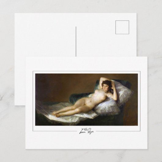 Francisco Goya #251 - Fijne Kunst Briefkaart (Voorkant / Achterkant)