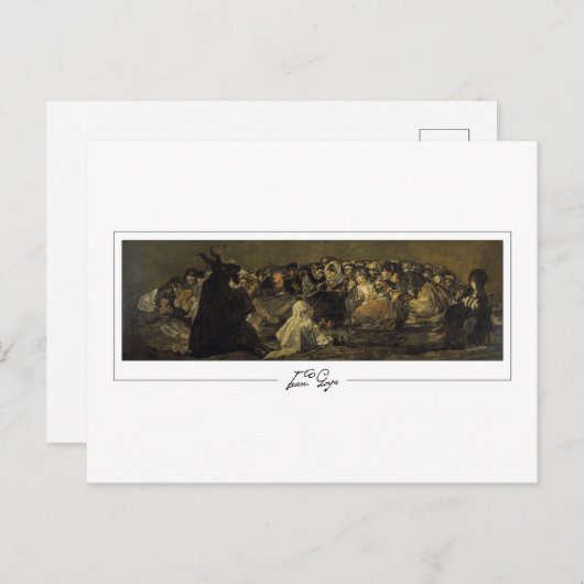 Francisco Goya #262 - Fijne Kunst Briefkaart (Voorkant / Achterkant)