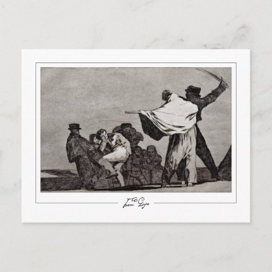 Francisco Goya #498 - Kunstkaart Briefkaart (Voorkant)