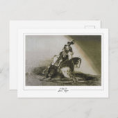 Francisco Goya #499 - Fine Art Briefkaart (Voorkant / Achterkant)