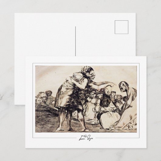 Francisco Goya #517 - Fijne Kunst Briefkaart (Voorkant / Achterkant)