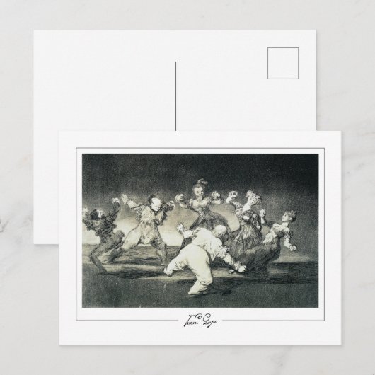 Francisco Goya #529 - Fine Art Briefkaart (Voorkant / Achterkant)