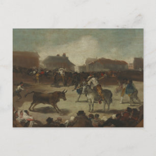 Francisco Goya - Bullgevecht in een dorp Briefkaart