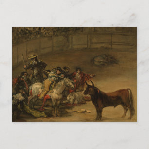 Francisco Goya - Bullgevecht, Suerte de Varas Briefkaart
