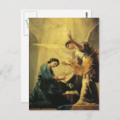 Francisco Goya - De aankondiging Briefkaart (Voorkant / Achterkant)