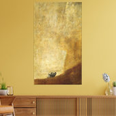 Francisco Goya - De hond Canvas Afdruk (Insitu (Woonkamer))