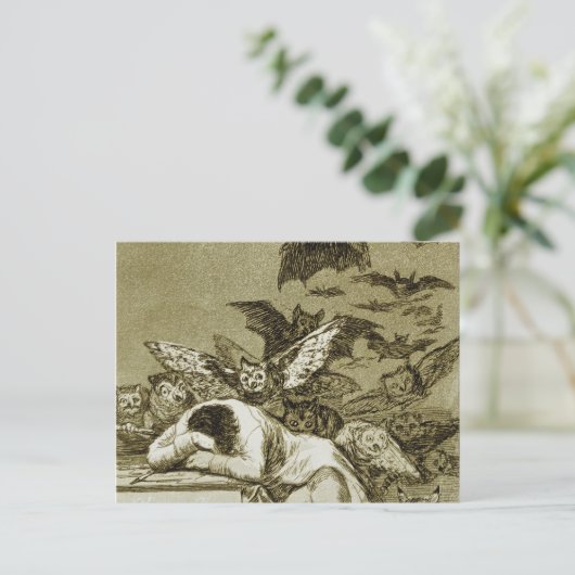 Francisco Goya - De slaap Briefkaart (Staand voorkant)