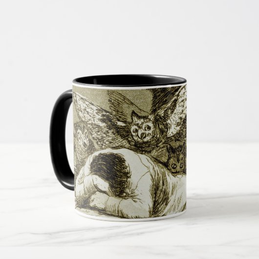 Francisco Goya - De slaap Mok (Voorkant links)