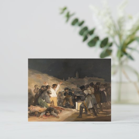 Francisco Goya, Derde mei 1808 Briefkaart (Staand voorkant)