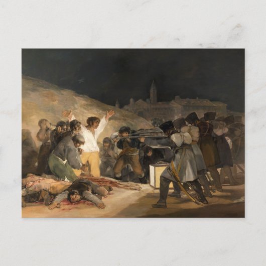 Francisco Goya, Derde mei 1808 Briefkaart (Voorkant)