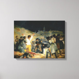 Francisco Goya, derde mei 1808 Canvas Afdruk