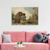 Francisco Goya - Friar Pedro Binds El Maragato Canvas Afdruk (Insitu (Woonkamer))