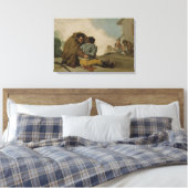 Francisco Goya - Friar Pedro Binds El Maragato Canvas Afdruk (Insitu (Slaapkamer))