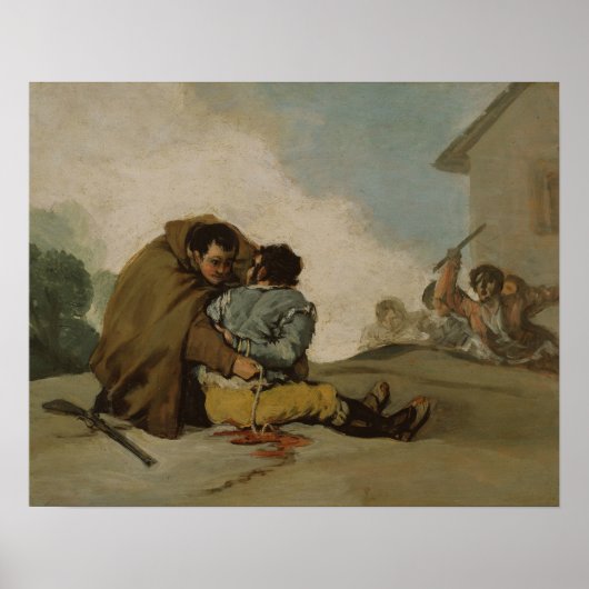 Francisco Goya - Friar Pedro Binds El Maragato Poster (Voorkant)