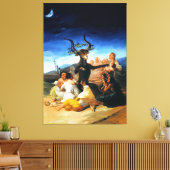 FRANCISCO GOYA - Heksensabbat - 1798 - Canvas Afdruk (Insitu (Woonkamer))