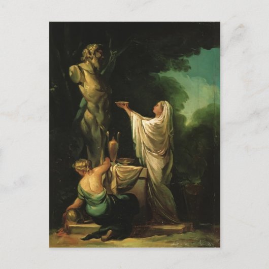 Francisco Goya - Het offer aan Priapus Briefkaart (Voorkant)