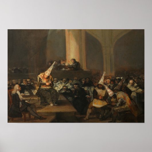 Francisco Goya - Inquisition Scene Poster (Voorkant)