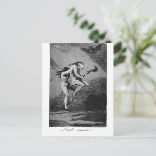 Francisco Goya- leraar Briefkaart (Staand voorkant)