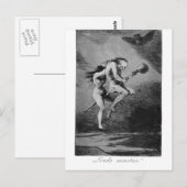 Francisco Goya- leraar Briefkaart (Voorkant / Achterkant)