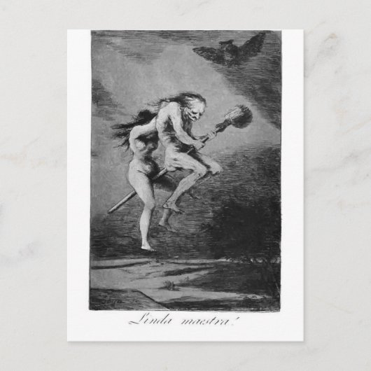 Francisco Goya- leraar Briefkaart (Voorkant)