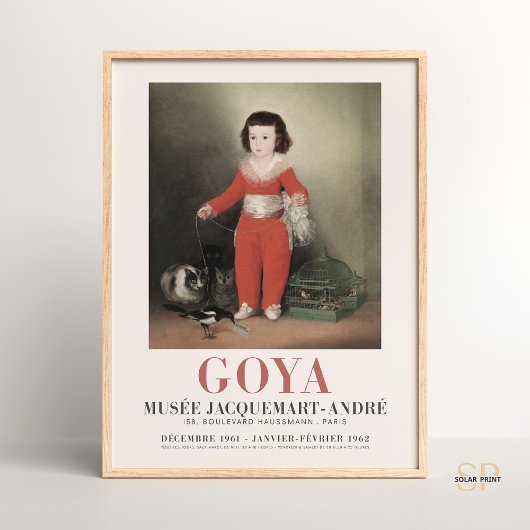 Francisco Goya Manuel Osorio Manrique de Zúñiga Poster