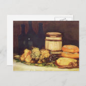 Francisco Goya- Nog steeds levende vruchten, fless Briefkaart (Voorkant / Achterkant)