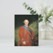 Francisco Goya-Portret van Charle IV van Spanje Briefkaart (Staand voorkant)