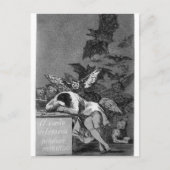 Francisco Goya - Slaap van rede produceert monster Briefkaart (Voorkant)