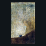 Francisco Goya The Dog Poster<br><div class="desc">Een schilderij van een hond die in het enorme niets zit zoals dat door Francisco Goya wordt geproduceerd.</div>
