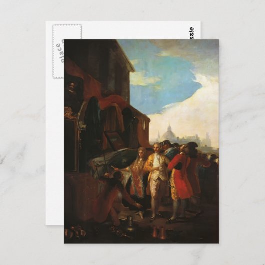 Francisco Goya- The Fair in Madrid Briefkaart (Voorkant / Achterkant)
